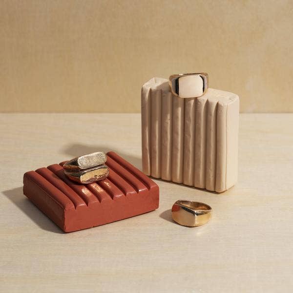 Studio Grun - Hex Ring in Gold - Detour Boutiques