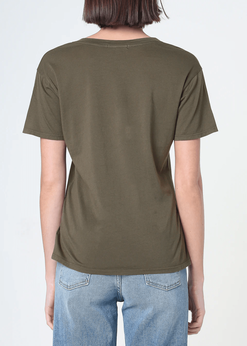 Supima Cotton Deep V Neck Tee - Detour Boutiques