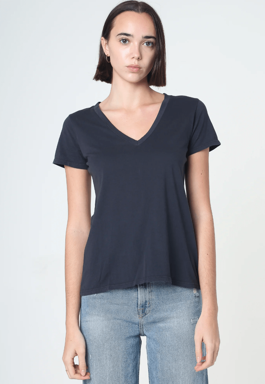 Supima Cotton V Neck Tee - Detour Boutiques