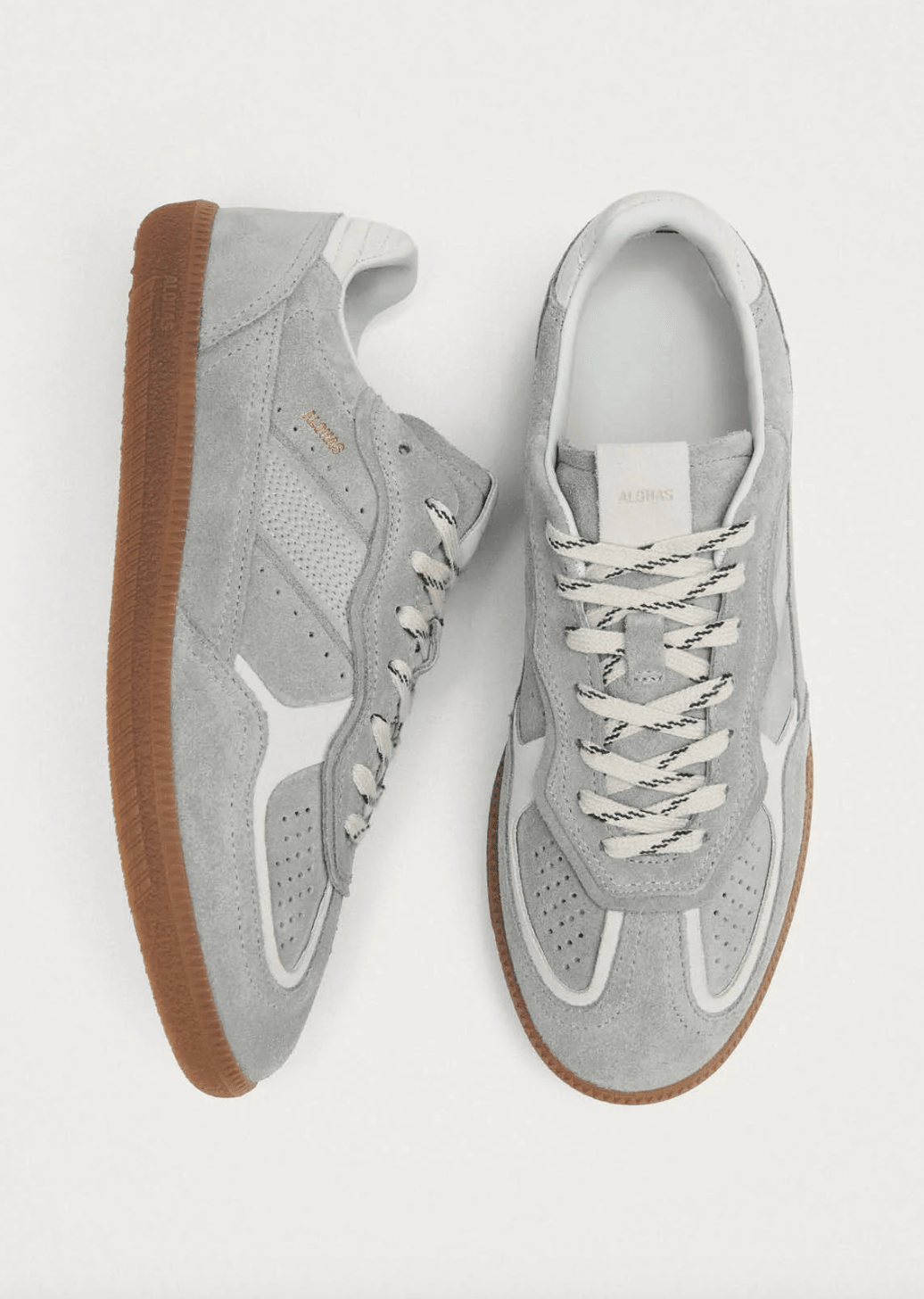 Tb.490 Rife Grey Leather Sneakers - Detour Boutiques