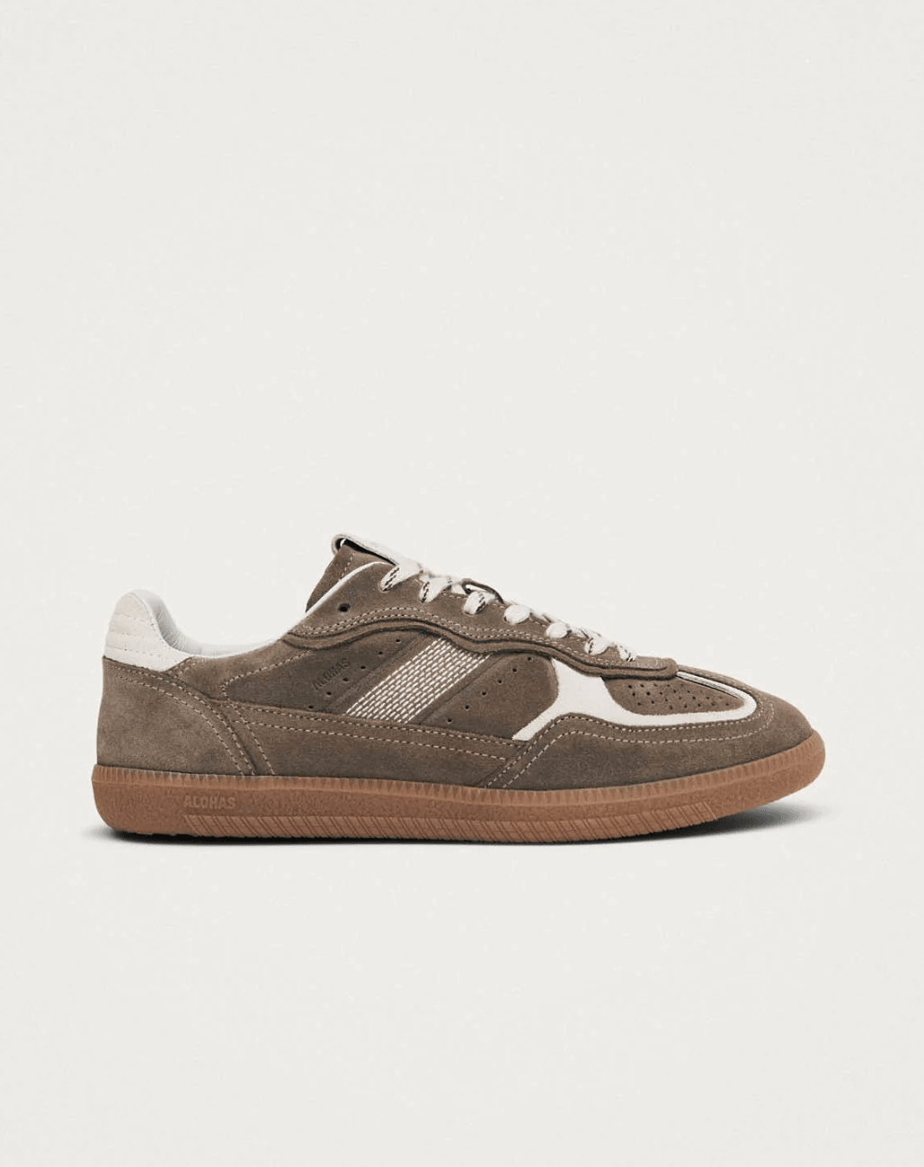 Tb.490 Rife Taupe Leather Sneakers - Detour Boutiques