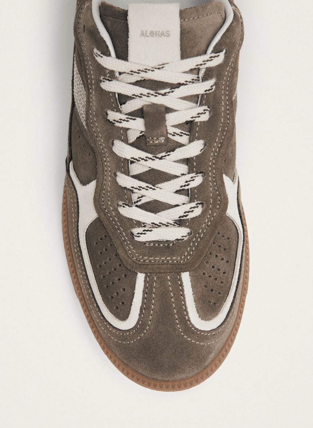 Tb.490 Rife Taupe Leather Sneakers - Detour Boutiques