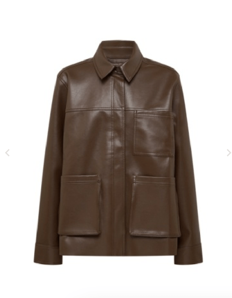 Telsey Faux Leather Jacket - Detour Boutiques