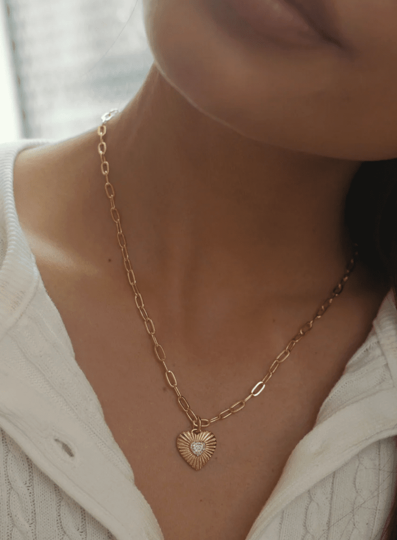 THALIA HEART NECKLACE - Detour Boutiques