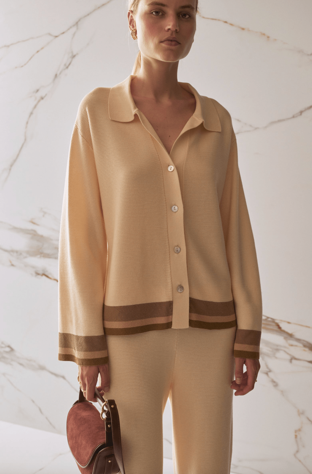 THE ABIGAIL KNIT SHIRT - Detour Boutiques