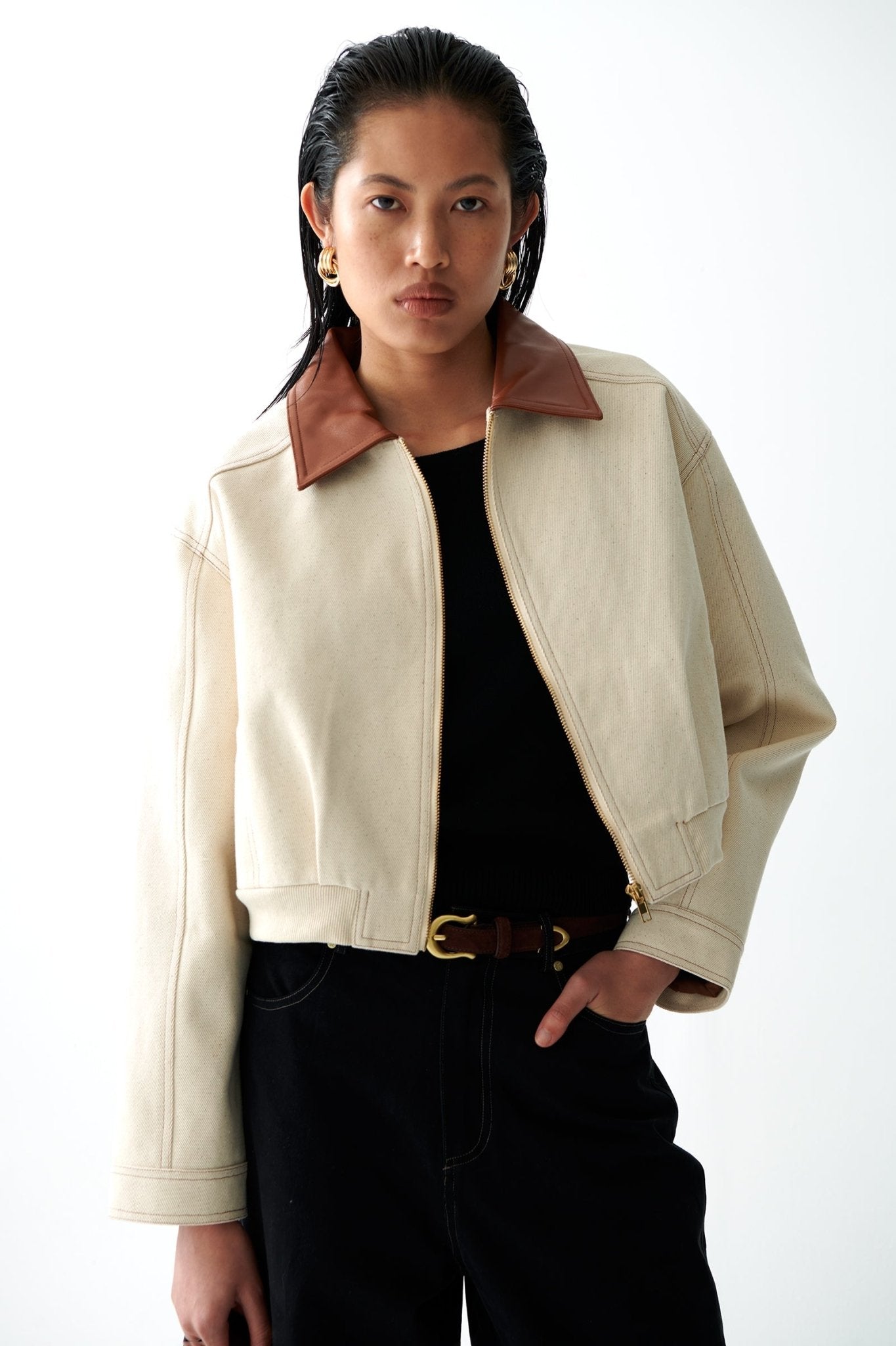 The Duckie Bomber Jacket - Detour Boutiques
