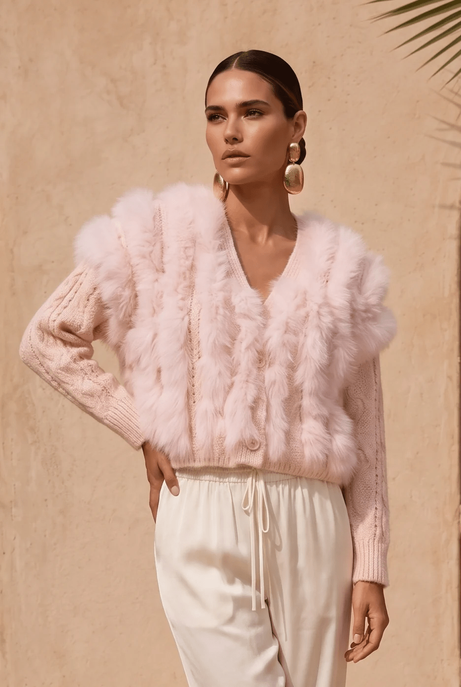 The Ever After Fur Cardigan - Detour Boutiques