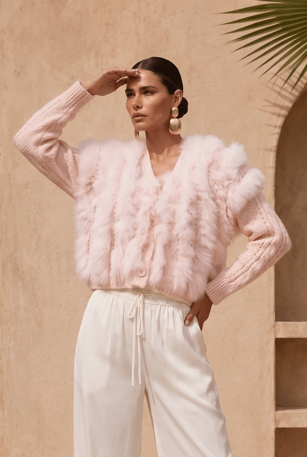 The Ever After Fur Cardigan - Detour Boutiques