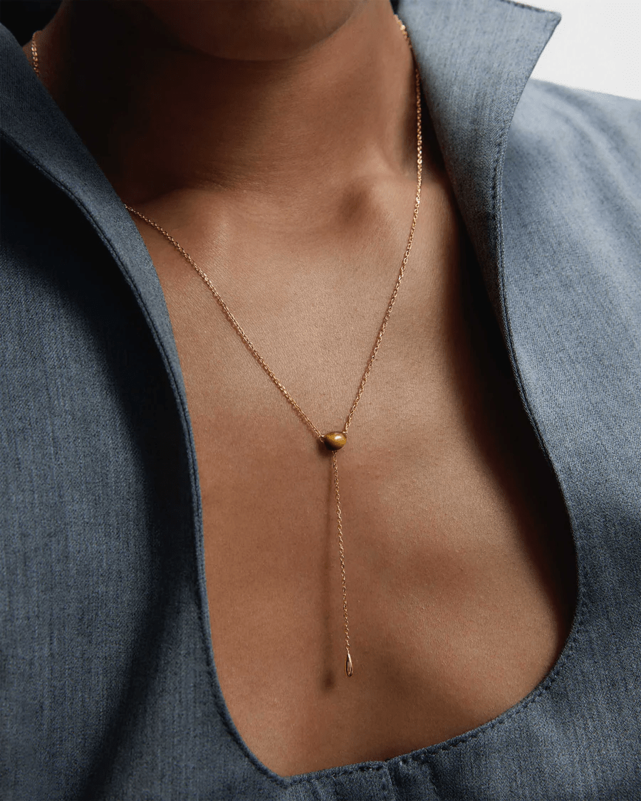 Tiger Eye Stella Necklace - Detour Boutiques