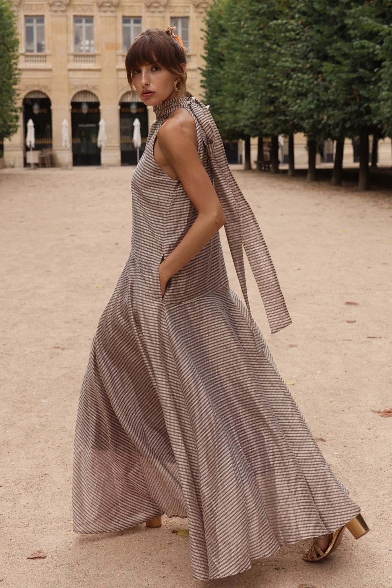 Victoria Halter Maxi Dress - Detour Boutiques