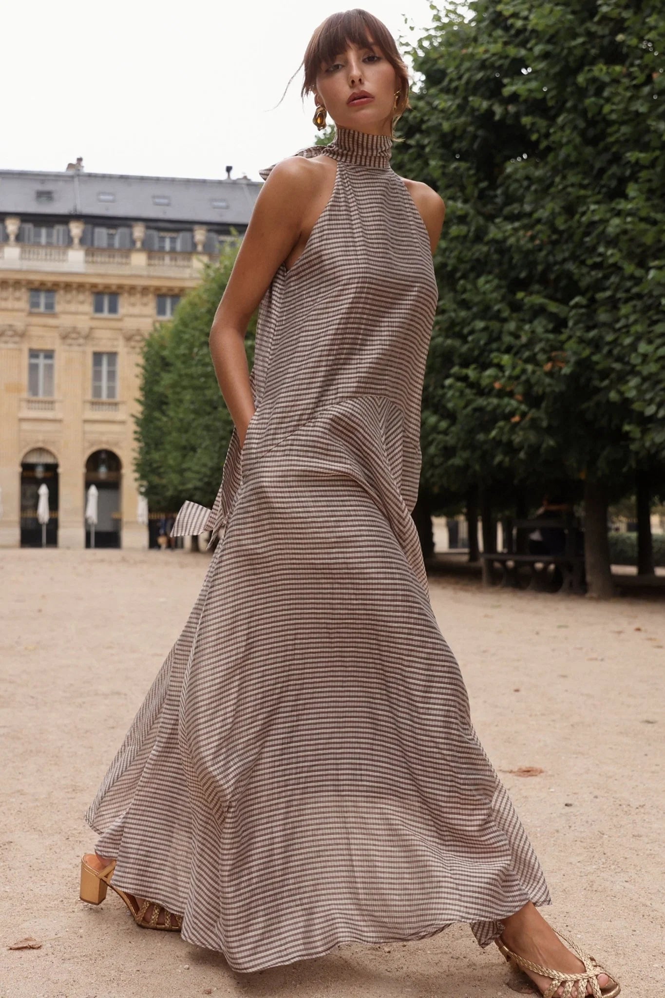 Victoria Halter Maxi Dress - Detour Boutiques