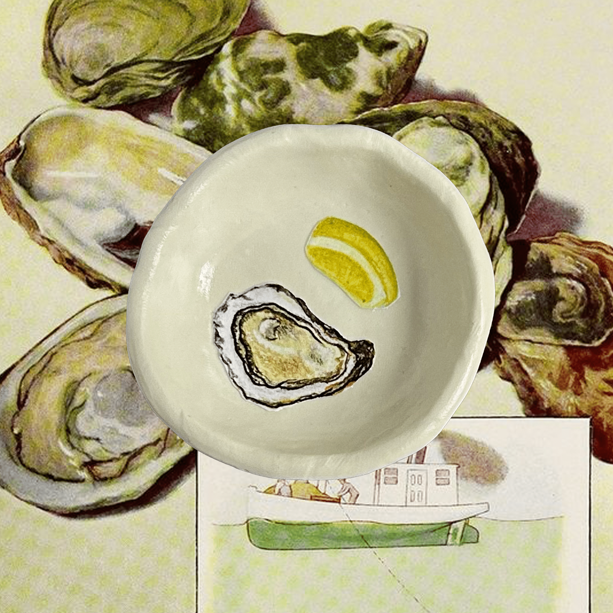 Wear Your Snacks - Oyster & Lemon Dish - Detour Boutiques
