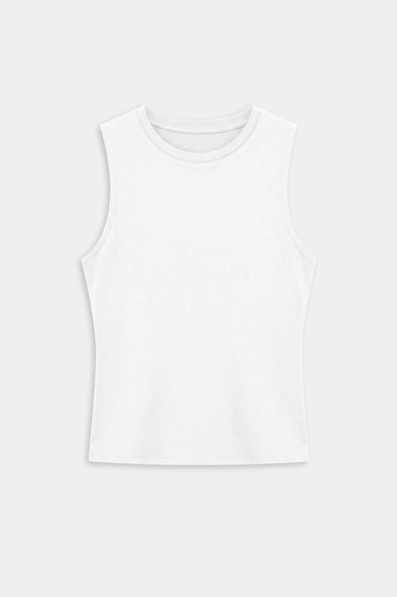 White Carter Tank - Detour Boutiques