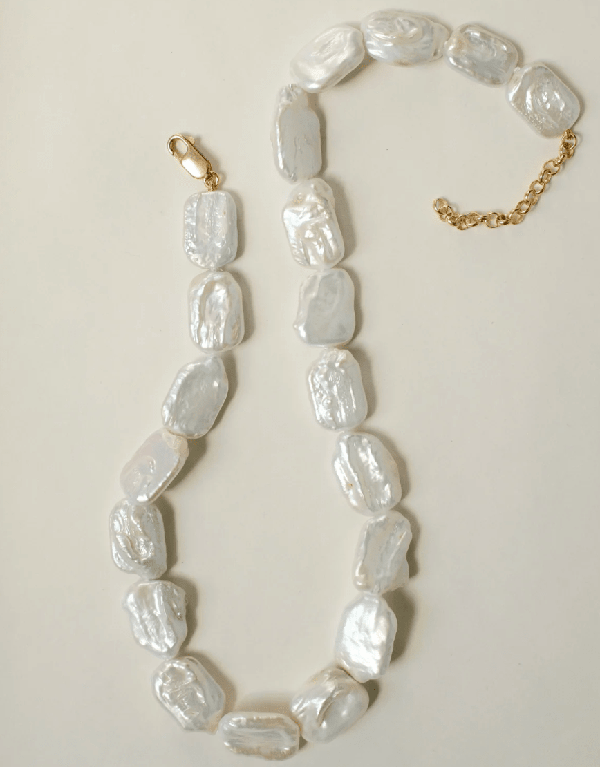 WHITE DRIFT PEARL NECKLACE - Detour Boutiques