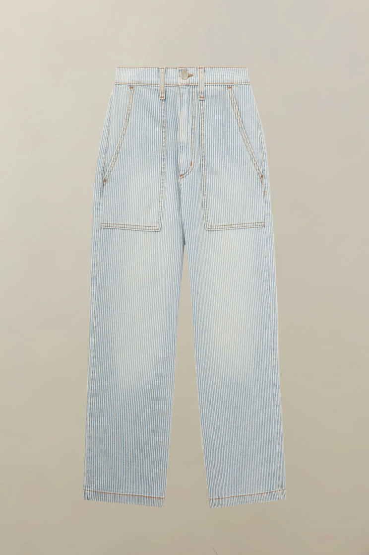 Women's River Jean in Japanese Railroad Denim - Detour Boutiques