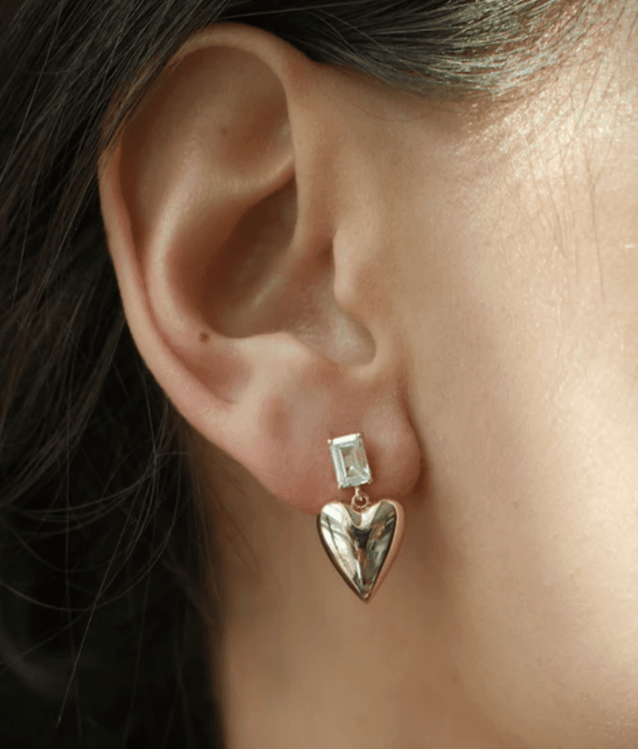 ZOSIA HEART EARRINGS - Detour Boutiques